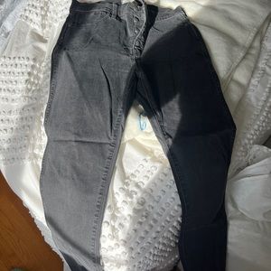 Madewell black skinny jeans